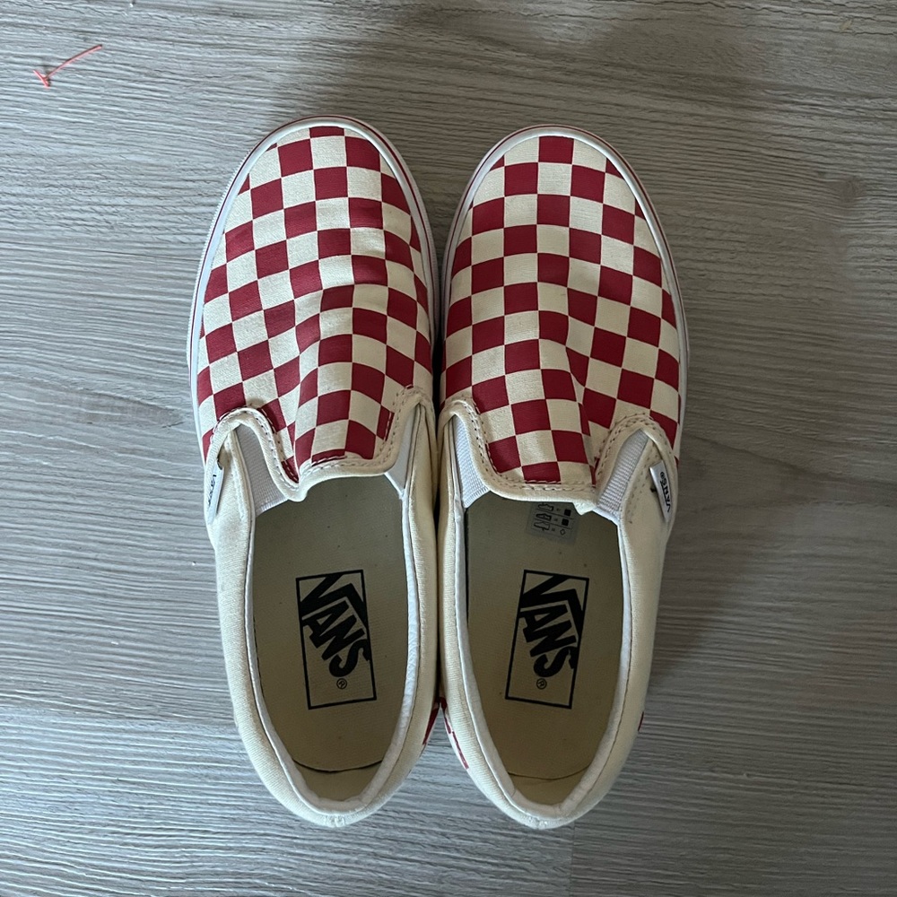 Checkered Vans